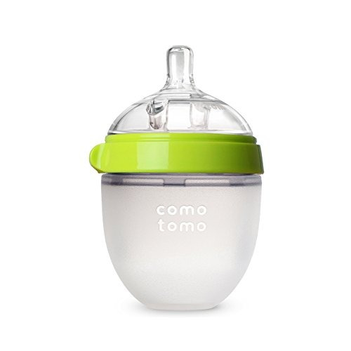 Comotomo Natural Feel Baby Bottle Green 5 Onzas