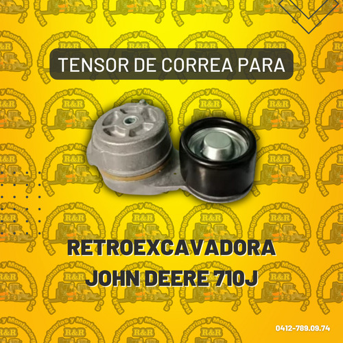 Tensor De Correa Para Retroexcavadora John Deere 710j