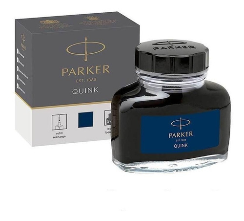 Tinta En Frasco Parker Quink 57 Ml Estilografica Azul