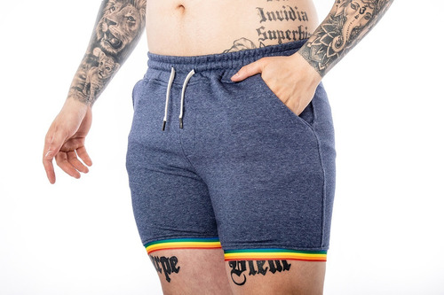 Shorts Hombre Deportivo Gimnasio Futbol Running Pantalon A18