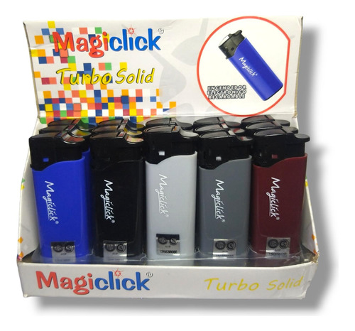 Encendedor Catalitico Magiclick Colores Recargable  