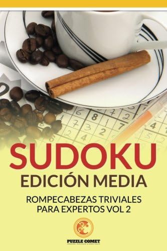 Libro: Sudoku Edición Media: Rompecabezas Triviales Para Exp