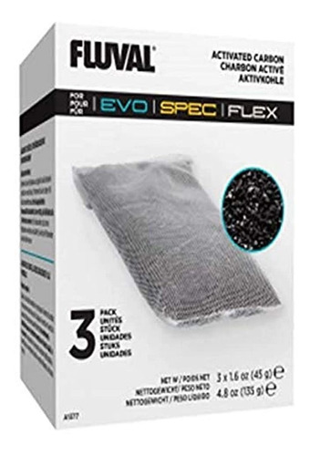 Fluval Spec Filtro De Carbono Pack De 3