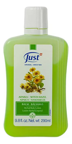 Balsamo Just De Arnica 290ml + Muestras De Regalo!