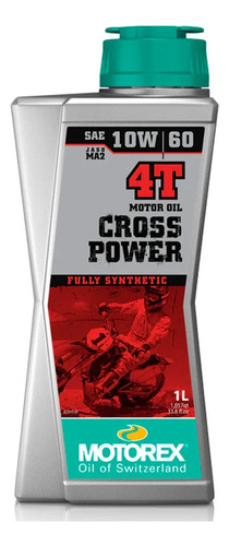 Aceite 100% Sintetico Cross Power 10w60 Motorex