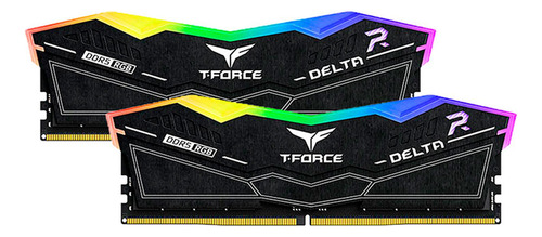 Memoria Ram Team Group Delta Rgb Negro Ddr5, 5200mhz, 32gb