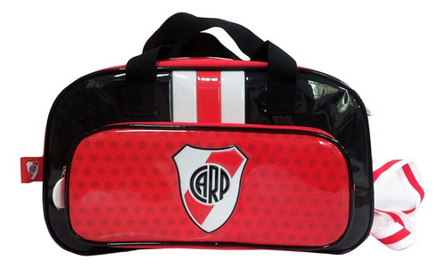 Bolso Urbano River Plate Carp Futbol Color Rojo Liso