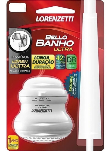 Ducha Eletrica Loren Bello + Cano 4600w 220v Lorenzetti 