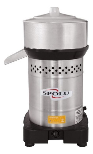 Espremedor De Frutas Ind 400w 127/220v Motor 1/3 Cv Spolu Cor Preto/cinza Frequência 50 A 60 Hz