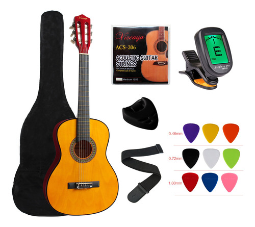 Guitarra Clasica Acustica 1 2 34  Cuerda Nylon Incluye Bolsa