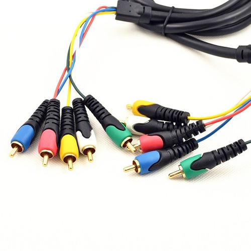 Cable De Vídeo Componente 5 Rca