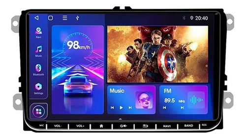 Autoradio Android Vw Golf Polo Skoda Passat Seat Leon