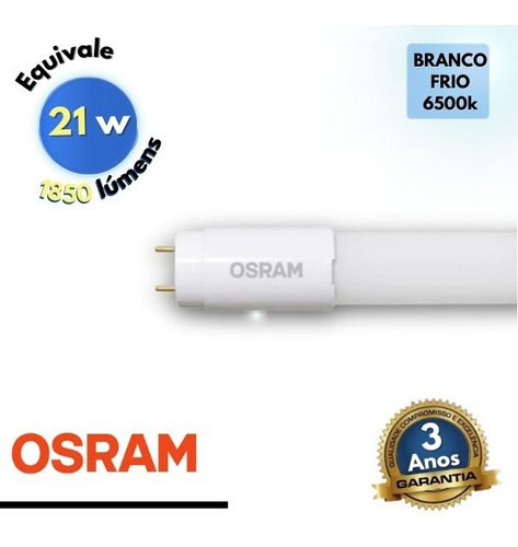 Imagem 1 de 4 de Lâmpadas Led Tubo 18w 6500k Bivolt