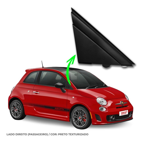 Acabamento Paralama Direito Fiat 500 Abarth 1.4 16v 2015