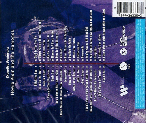 Cd Ramones / All The Stuff (and More) Vol.1 Hits (1990)