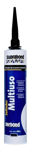 Sellador Multiuso Perbond Cartucho 400 Ml Gris Suprabond