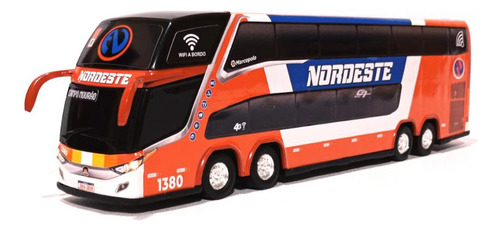 Brinquedo Miniatura Ônibus Antigo Nordeste Coleção 30cm