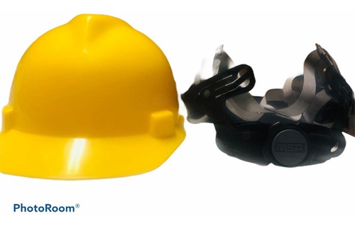 Casco Seguridad Industrial Msa T/cachucha C/matraca Amarillo