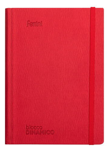Libreta Ejecutiva Curpiel Premium Italiana Ferrini 18x25 C7 Color Rojo