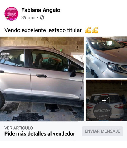 Ford Ecosport 1.6 S 110cv 4x2 2017