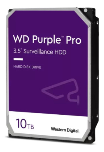 Disco Duro Western Digital 10tb Purple Pro Sata 256mb 3.5in