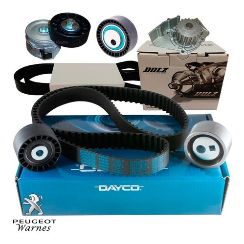 Distrib Dayco + Kit Polvv + Bba Dolz Peugeot Partner 2.0 Hdi