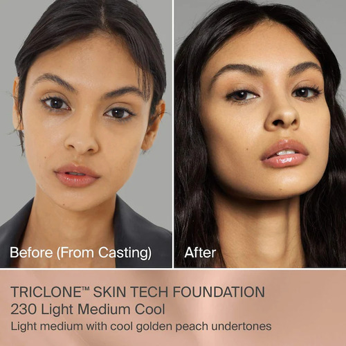 Haus Labs By Lady Gaga Triclone Skin Tech - Maquillaje 30 Ml 230 Light Medium Cool - Light Medium With Cool Golden Peach Undertones