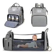 Comprar Mochila de maternidad multiusos con cuna extensible