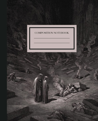 Libro: Dante Inferno Composition Notebook: Dark Academia Aes