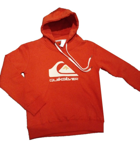 Buzo Canguro Quiksilver Boys Big Logo Red