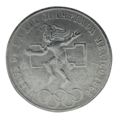 Moneda Conmemorativa Olimpiadas México 1968 