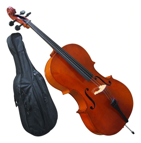 Amadeus Cellini Mc760l-4/4 Chelo Cello Estudiante 4/4 Spruce Color Marrón Claro