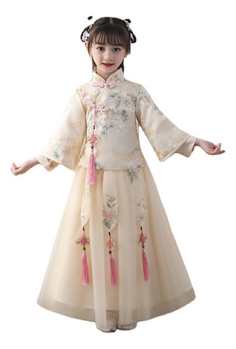 Vestido Hanfu Tang Clothes Princess Para Niña