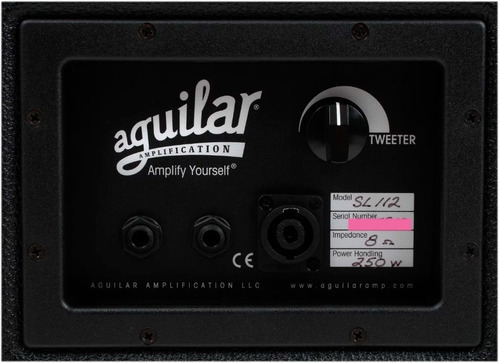 Caixa Aguilar Sl112 250w 8 Ohms 1 X 12 Tweeter Neodímio Cor Preto