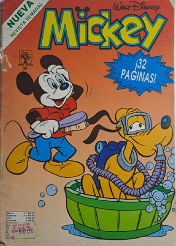 Mickey Revista Nª 39 Año 1990