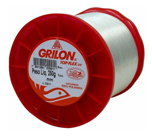 Linha Pesca Grilon 0,50 Mm 250 Gramas Kit 4 Un Total 1 Kg