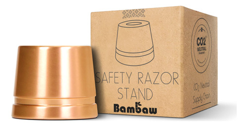Bambaw Rose Gold Safety Razor Stand  Razo B0bvknkpjf_220424
