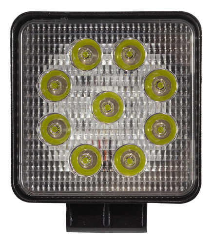 Faro Reflector Led 27w Mayor Disipador P/ 4x4 Cosechadoras