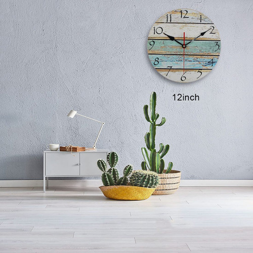 Reloj De Pared, Estilo Vintage, Redondo, Rústico, Estilo Náu