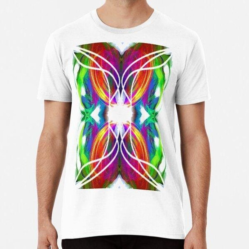 Remera Estético, Neón`` Arte Abstracto Psicodélico, Diseño D