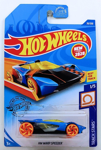 Carro Para Pista Hw Warp Speeder Hotwheels- 2020 Azul