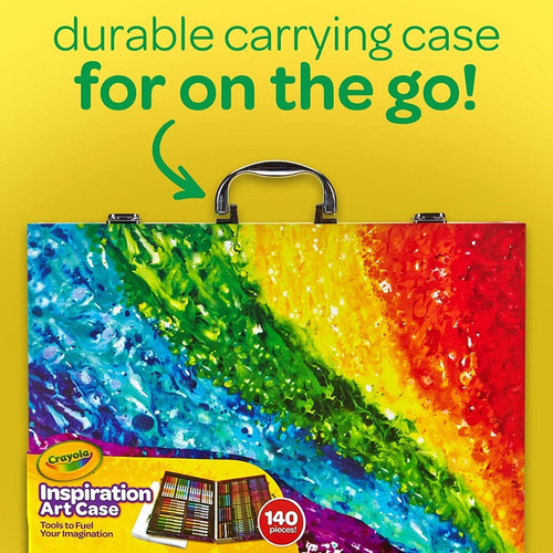 Imagen 5 de 9 de Set De Arte Crayola Inspiration Case 140 Piezas + Valija