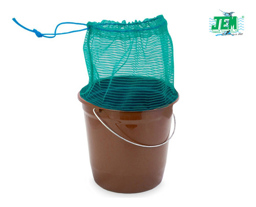 Balde De 15 Litros Para Iscas Com Tela - Jem