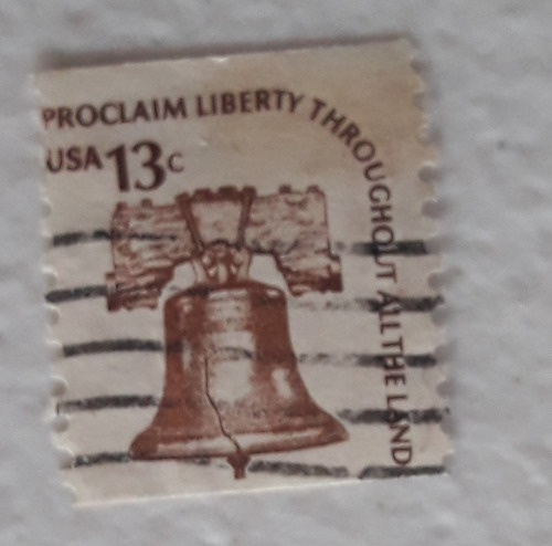 Timbre Postal Sello Estampilla Proclaim Liberty Throughout 