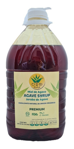 Miel Agave Premium De Exportacion 6.5kg 100%pura Agave Azul