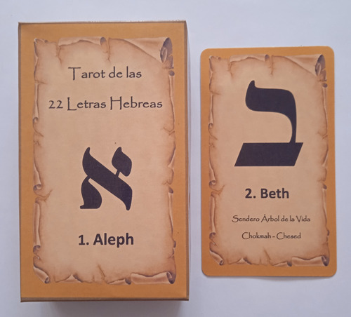 Tarot 22 Letras Hebreas