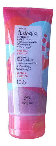 Exfoliante Corporal Acerola E Hibisco 100g, Natura.