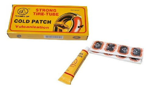 Parches Medianos Cold Patch Vulcanizado 48pzs