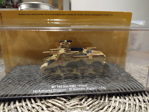 Tanque A Escala 1/72 De Colección Segunda Guerra M7 105