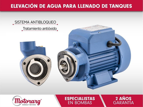 Imagen 4 de 8 de Bomba Periférica Motorarg Pf50 0.5hp 32mts 1700 L/hs